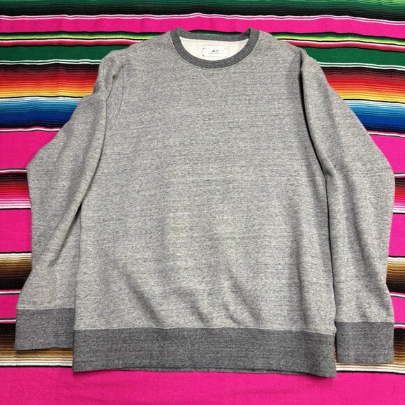 Mr P.  Sweater Men’s XL Heather Grey Crew Neck Pullover‎ Luxury Mr. Porter - Picture 2 of 8